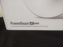 New in Box 2 Power Beam 5 GHz Performance airMax ac Bridge w/ 420 mm Dish