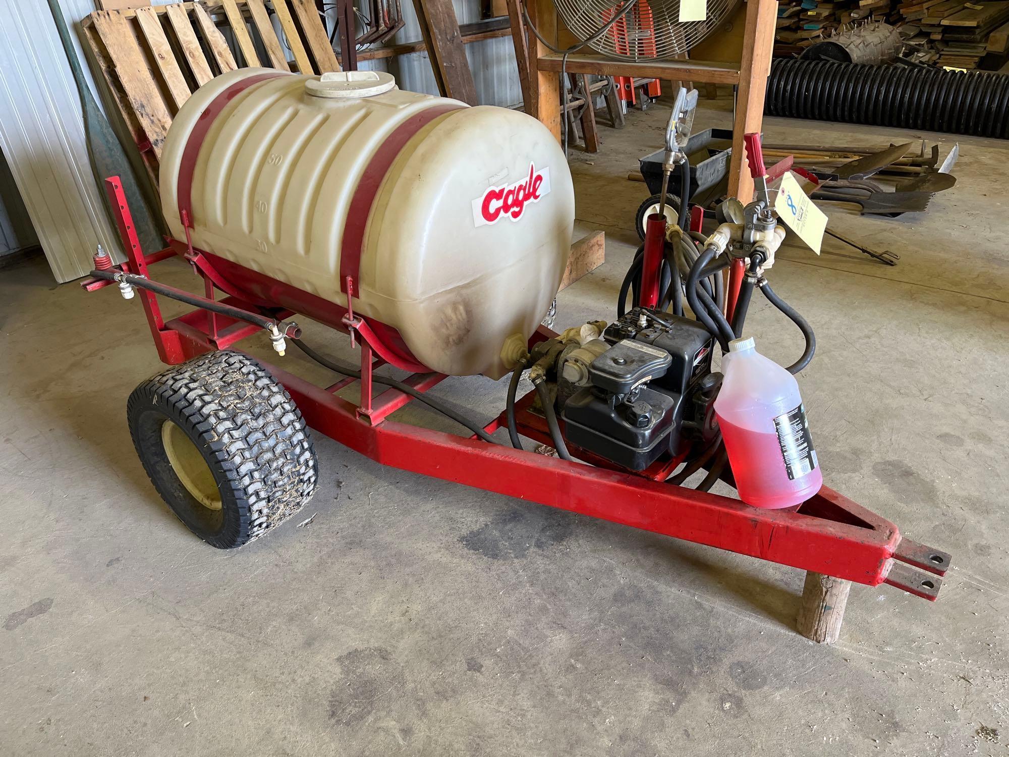 gas powered 60 gal sprayer