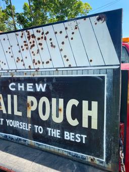 Mail Pouch Chew Barn Sign - porcelain