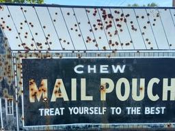 Mail Pouch Chew Barn Sign - porcelain