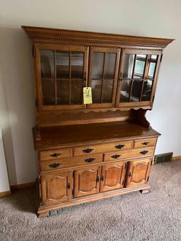 wooden china cabinet