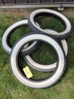 (4) 21 inch Model A Tires