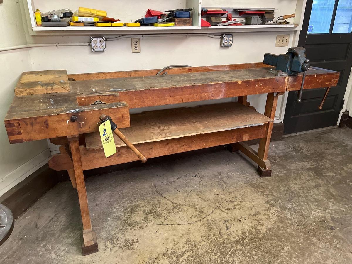 antique woodworking bench