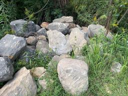 large pile of landscape stone