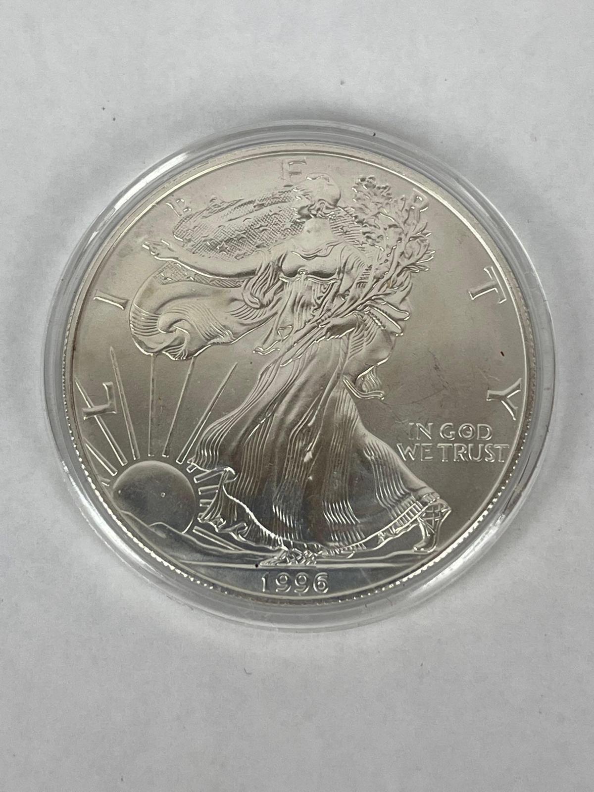 1996 American Silver Eagle .999 Silver