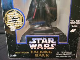 1996 Star Wars Darth Vader electronic talking bank