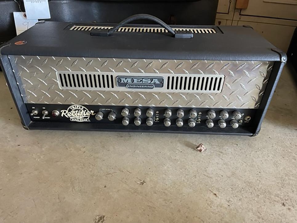 2 Mesa/Boogie Amplifier Tops w/ Foot Pedals