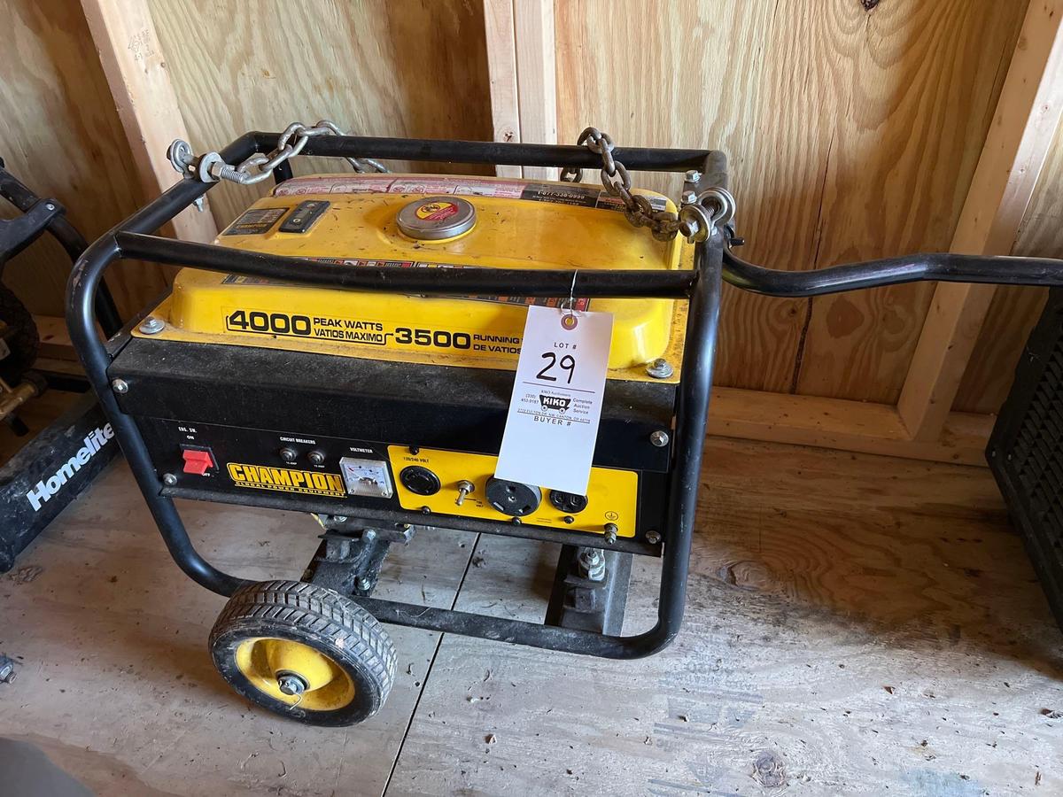 Champion 4000 Watt Generator