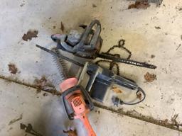 Craftsman chainsaw and BD hedge trimmer