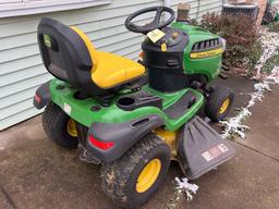 John Deere S240 Lawn Tractor, 222 hrs., 42 in. deck