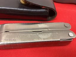 Parker Knife and Leatherman Multi Tool