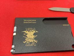 Victorinox and Leatherman Knives