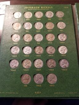 Nearly Full book of Jefferson nickels