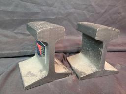 Pair of Western Maryland fast freight line book ends