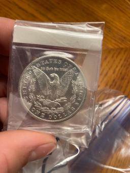 1885 CC Morgan silver dollar