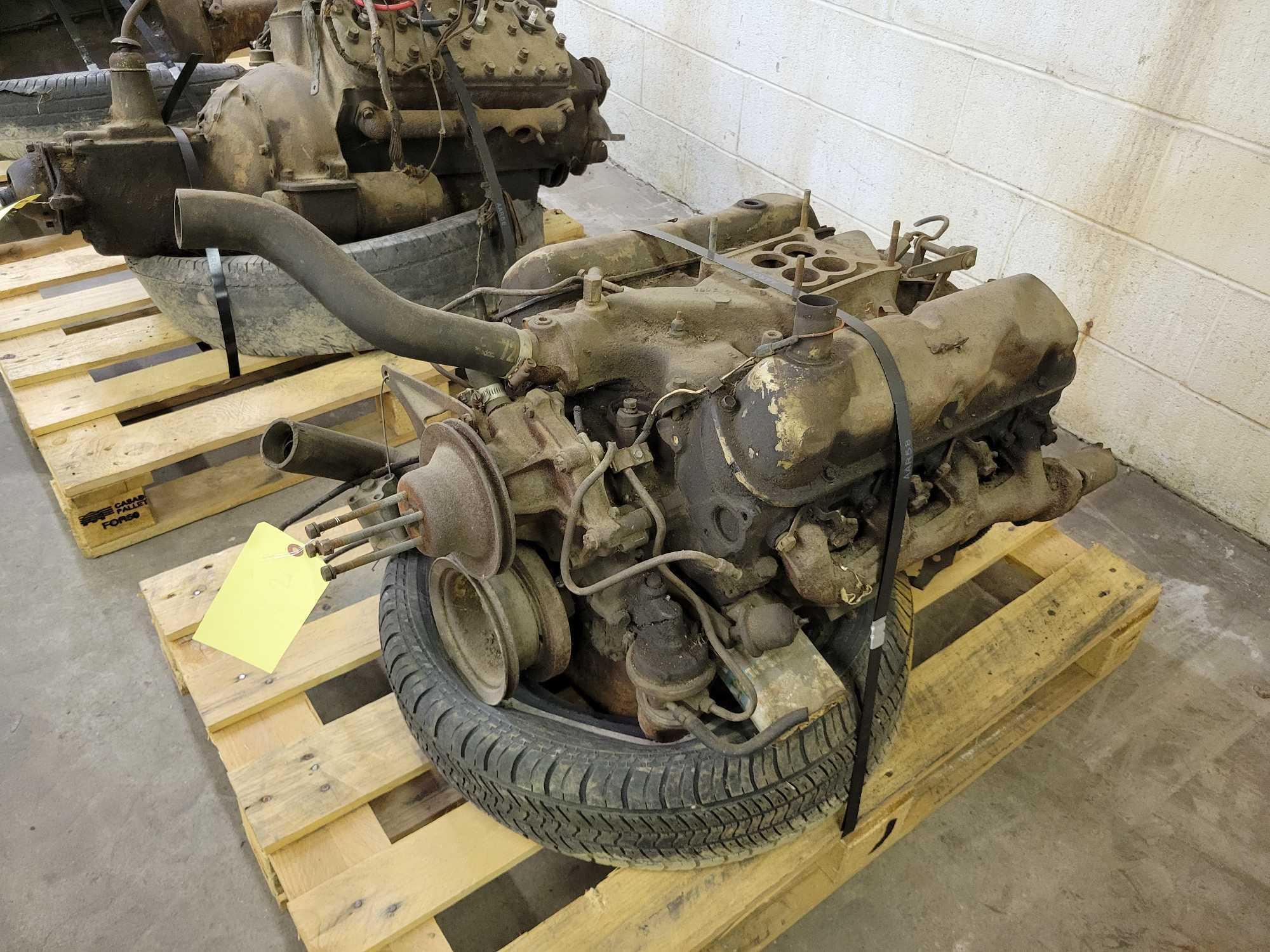 Ford V8 ohv with 4 barrel, no carburetor, no ignition with torque converter