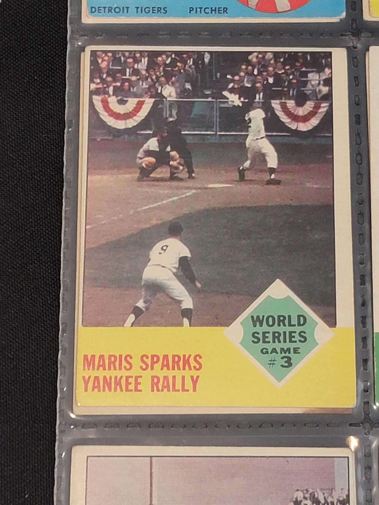 1963 Topps Baseball 180 different cards partial set HOFers Stars Leaders Commons