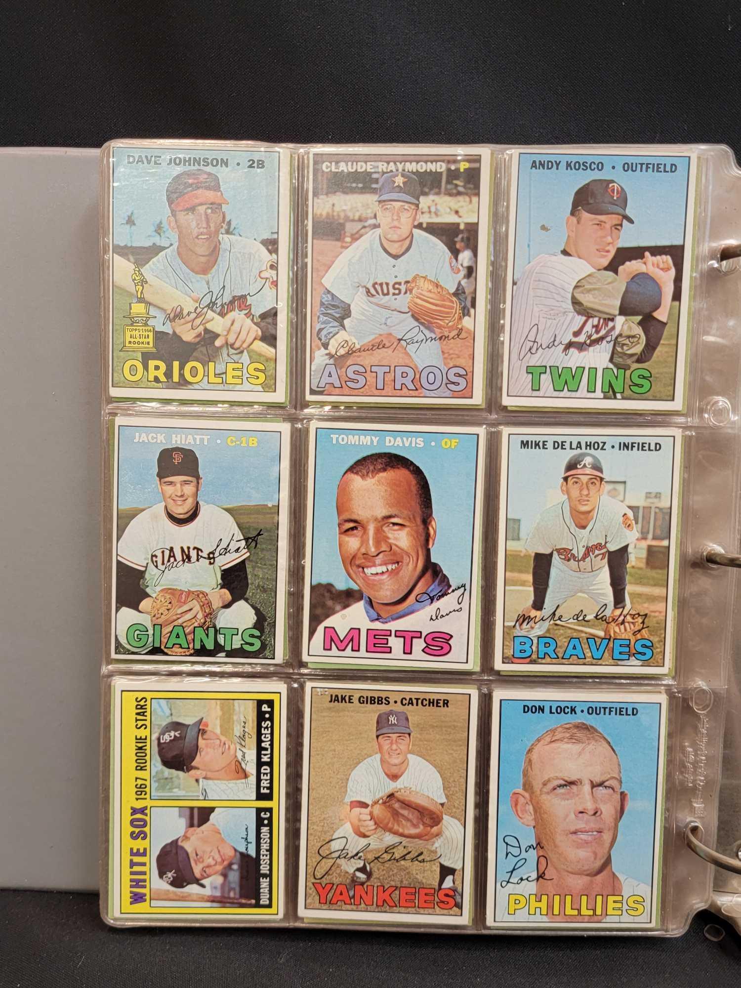 1967 Topps Baseball 320 different cards partial set HOFers Stars RCs Leaders in binder