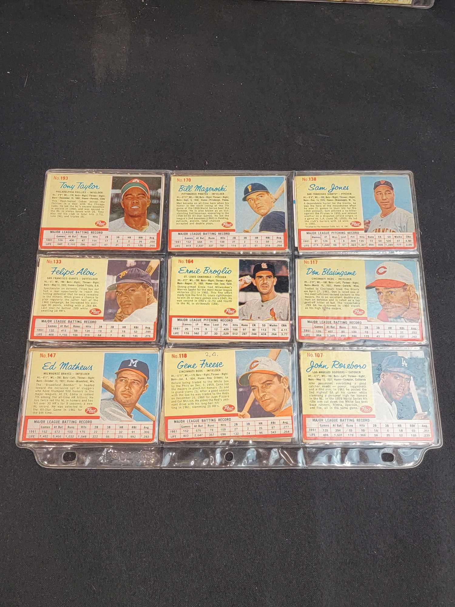 Topps Post Cereal 1955 Bowman and more Baseball card lot