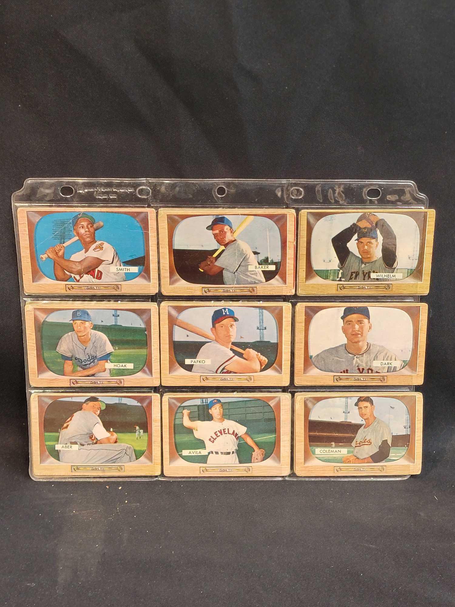 Topps Post Cereal 1955 Bowman and more Baseball card lot