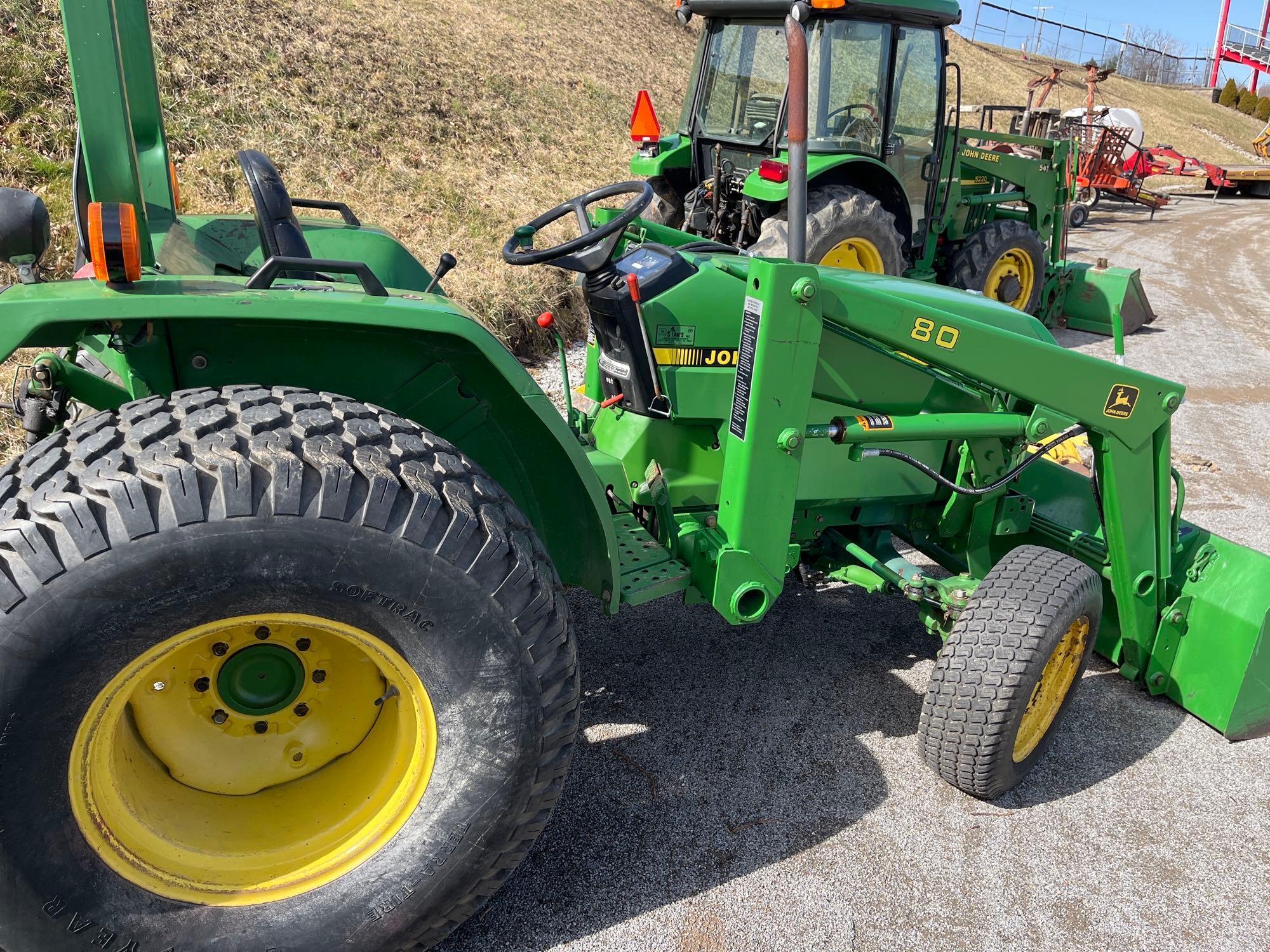 JOHN DEERE 970 DIESEL WITH MODEL 80 LOADER