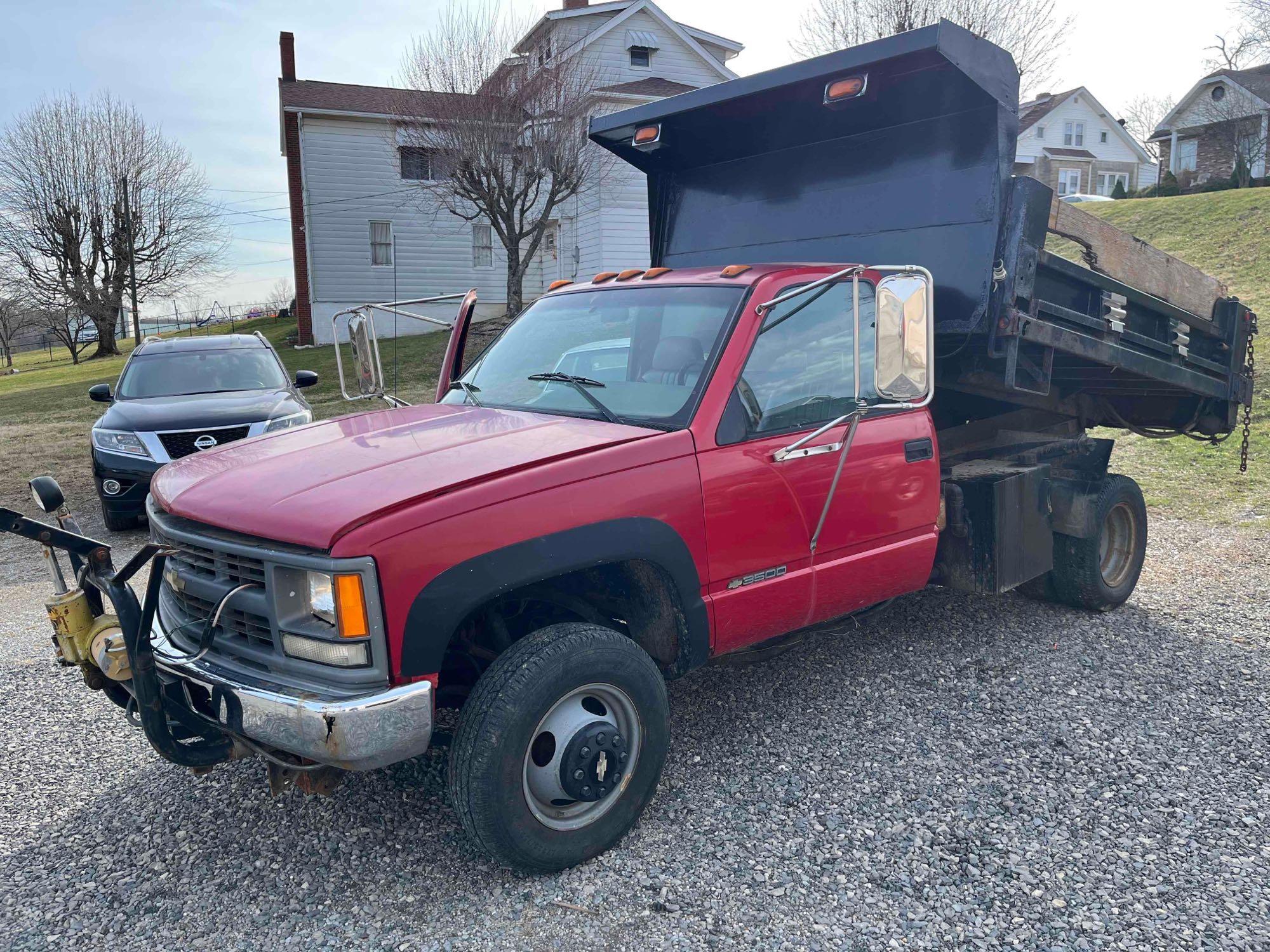 1996 Chevrolet Cheyenne 1Ton Dump W/Snow Plow Hookup