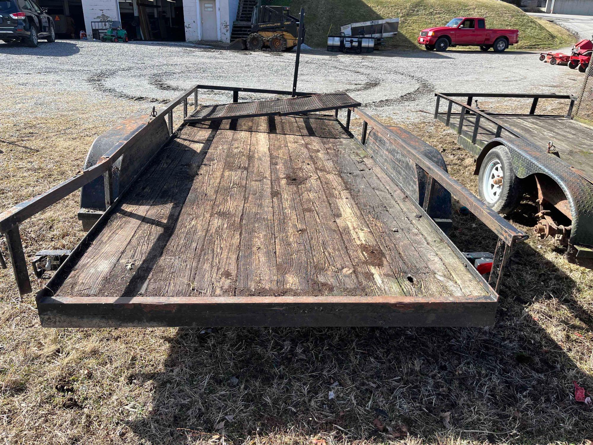 16 Ft Tandem Utility Trailer