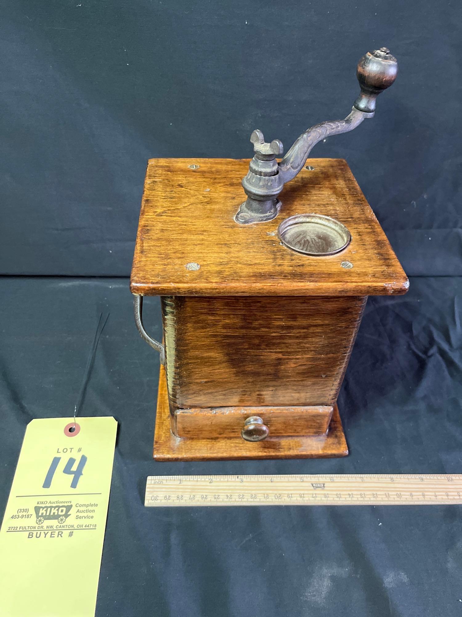 Unmarked coffee grinder