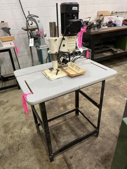 Jet bench top mortiser with table