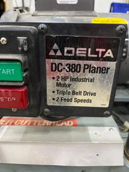 Delta DC380 Planer 2 HP Triple belt drive 2 feed speeds