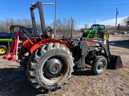 Tafe 45DI Bush Hog 2346 Loader Tractor