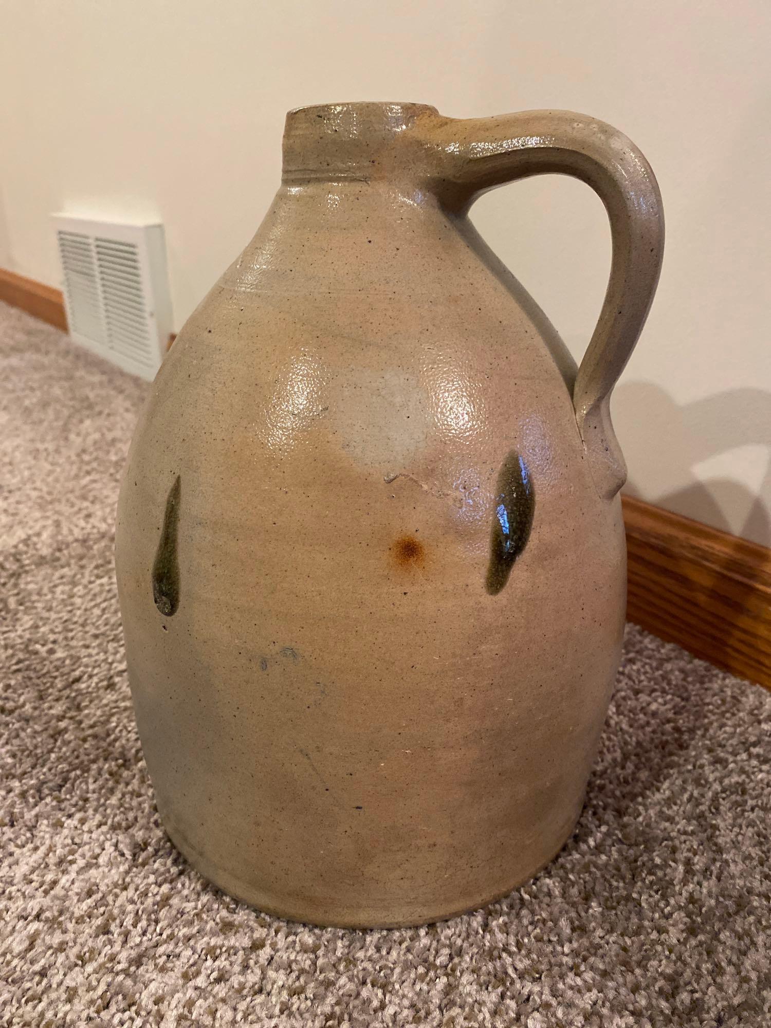 Stoneware Jug marked Whittemore Havana NY