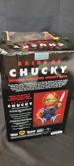 Spencers Bride of Chucky doll in box