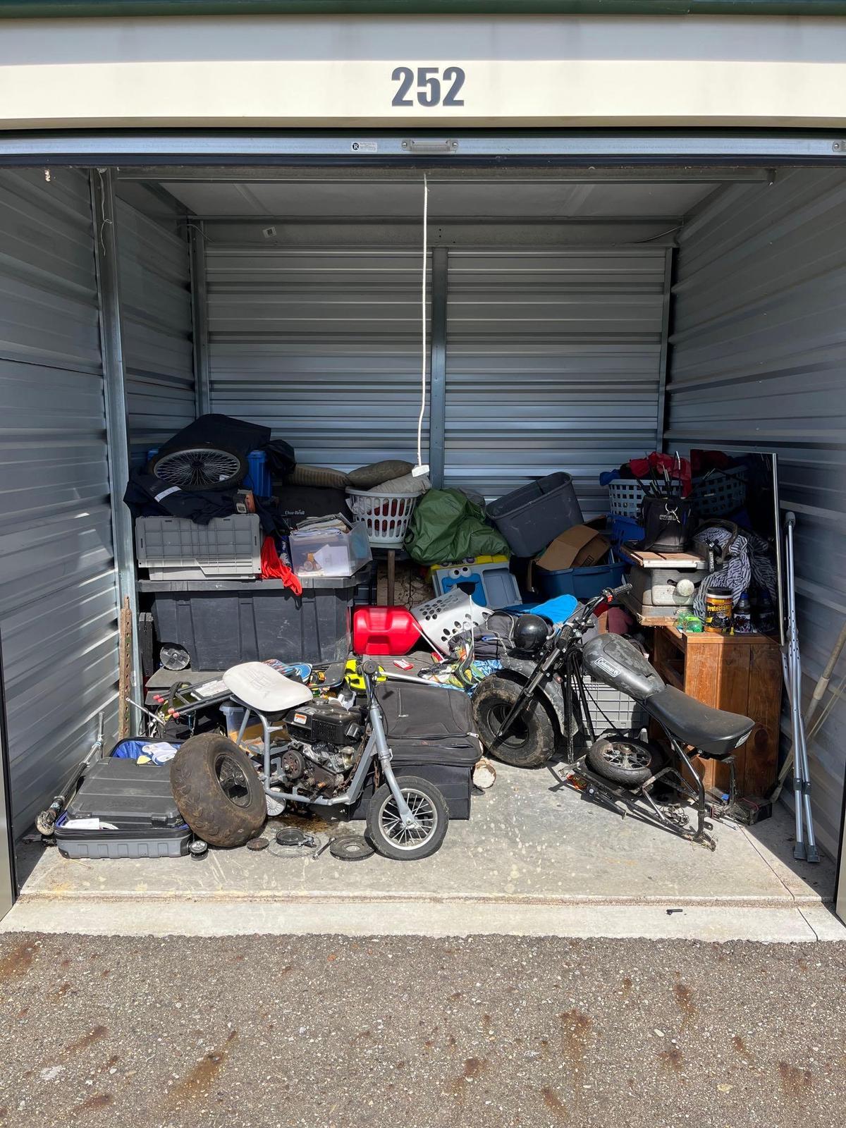 Contents Of Unpaid Storage Unit Located In East Canton Unit 252