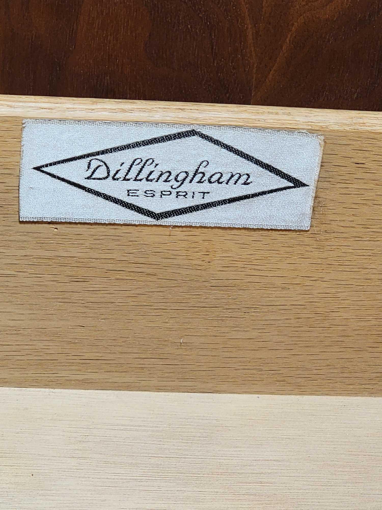 Dillingham MCM Sideboard China Cabinet Original Label