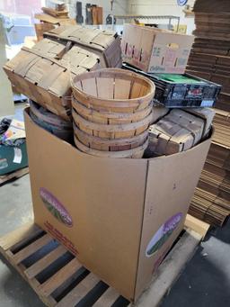 pallet of picking baskets