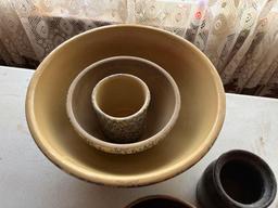 (6) PC. STONEWARE