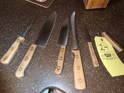 Chicago Cutlery Knife Set, Bowl, Vase