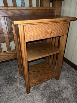 (5) Piece Nice King Oak Bedroom Suite