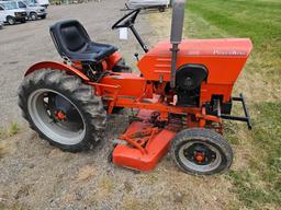 POWER KING 2418 TRACTOR WITH BELLY MOWER