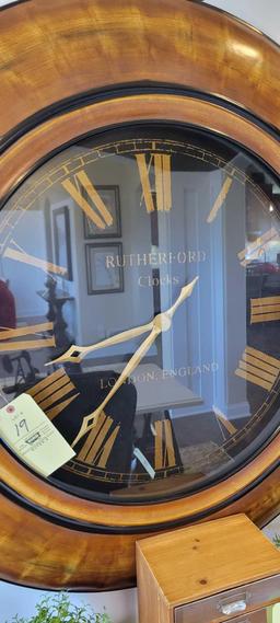 Large modern Rutherford decor clock