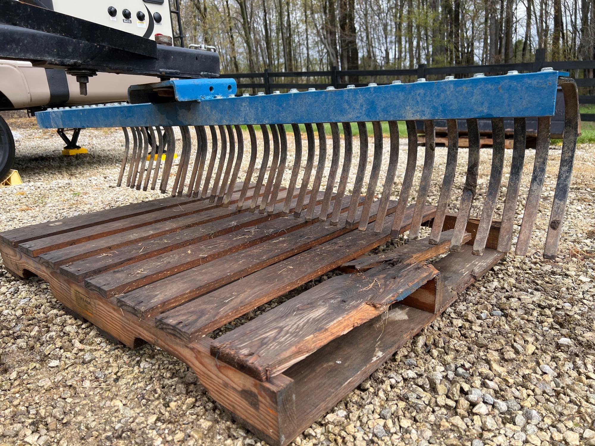 3 Pt. York Style Landscape Rake 6 Ft.