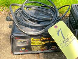 Sports power Auto Battery Charger,LD Jumper cables , inflator