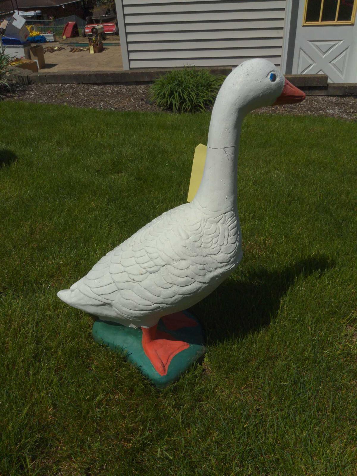 Concrete Ornamental Lawn or Porch Goose