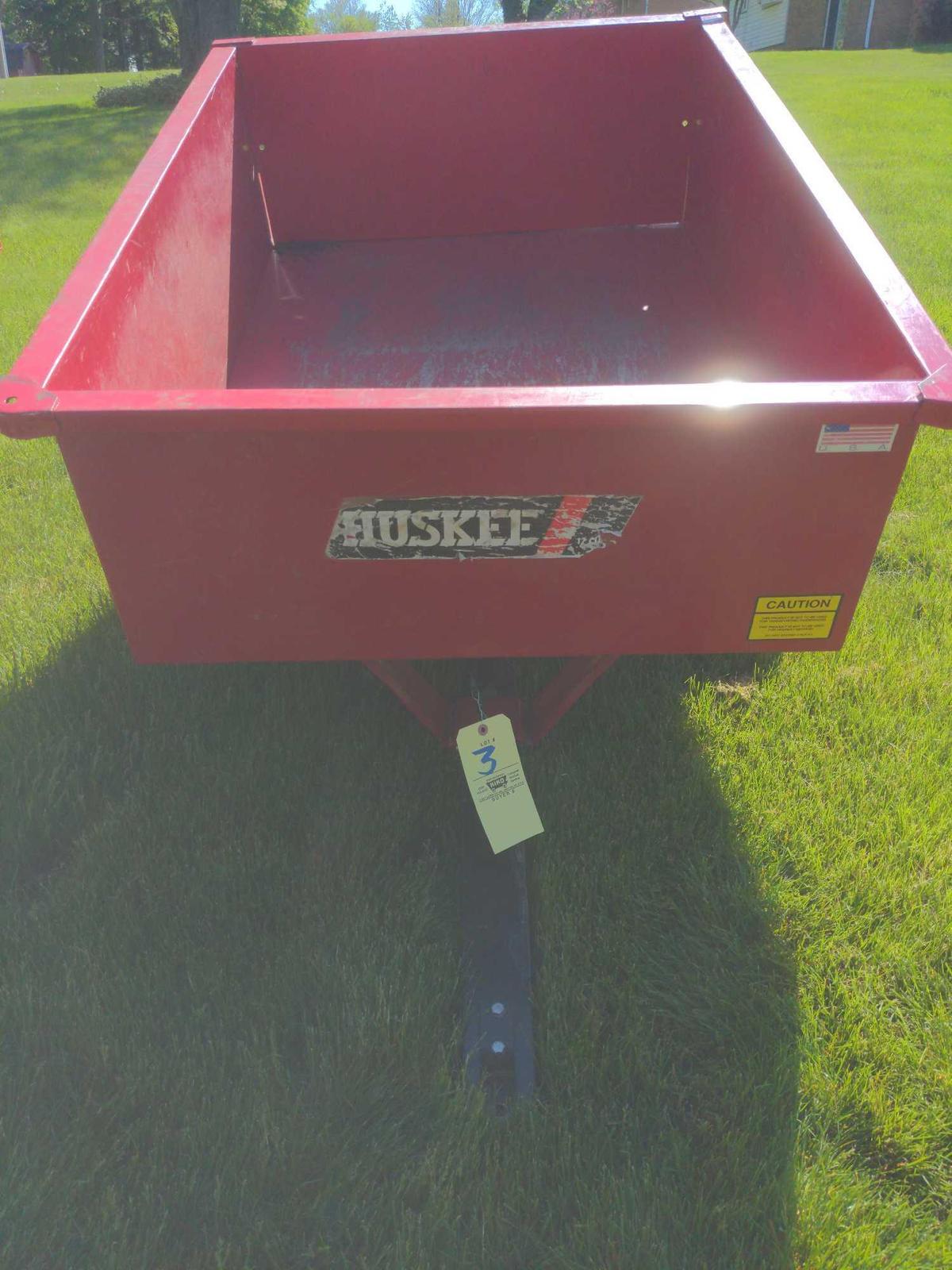 Huskee Steel Lawn Dump trailer