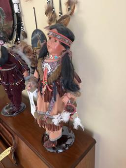 Heirloom Native American doll with box