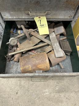 metal tool cabinet & contents