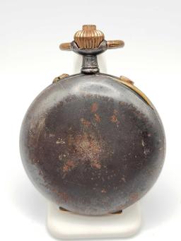 Unusual antique pocket watch, chronograph