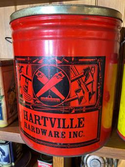 Hartville Hardware, Sugar, Gibsons Cough Lozenge Tins