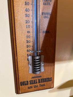 Monroe Shoe Store Wood Thermometer